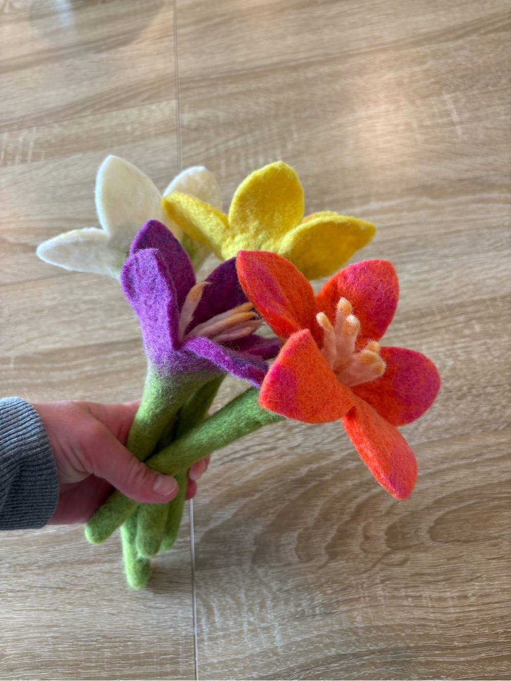 Lovevery felt flowers